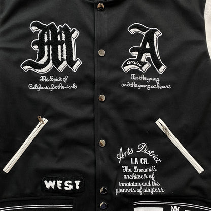 Campera Amiri Dream Team Bomber Negra