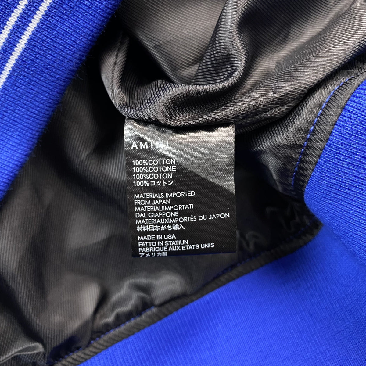Campera Amiri Dream Team Bomber Azul