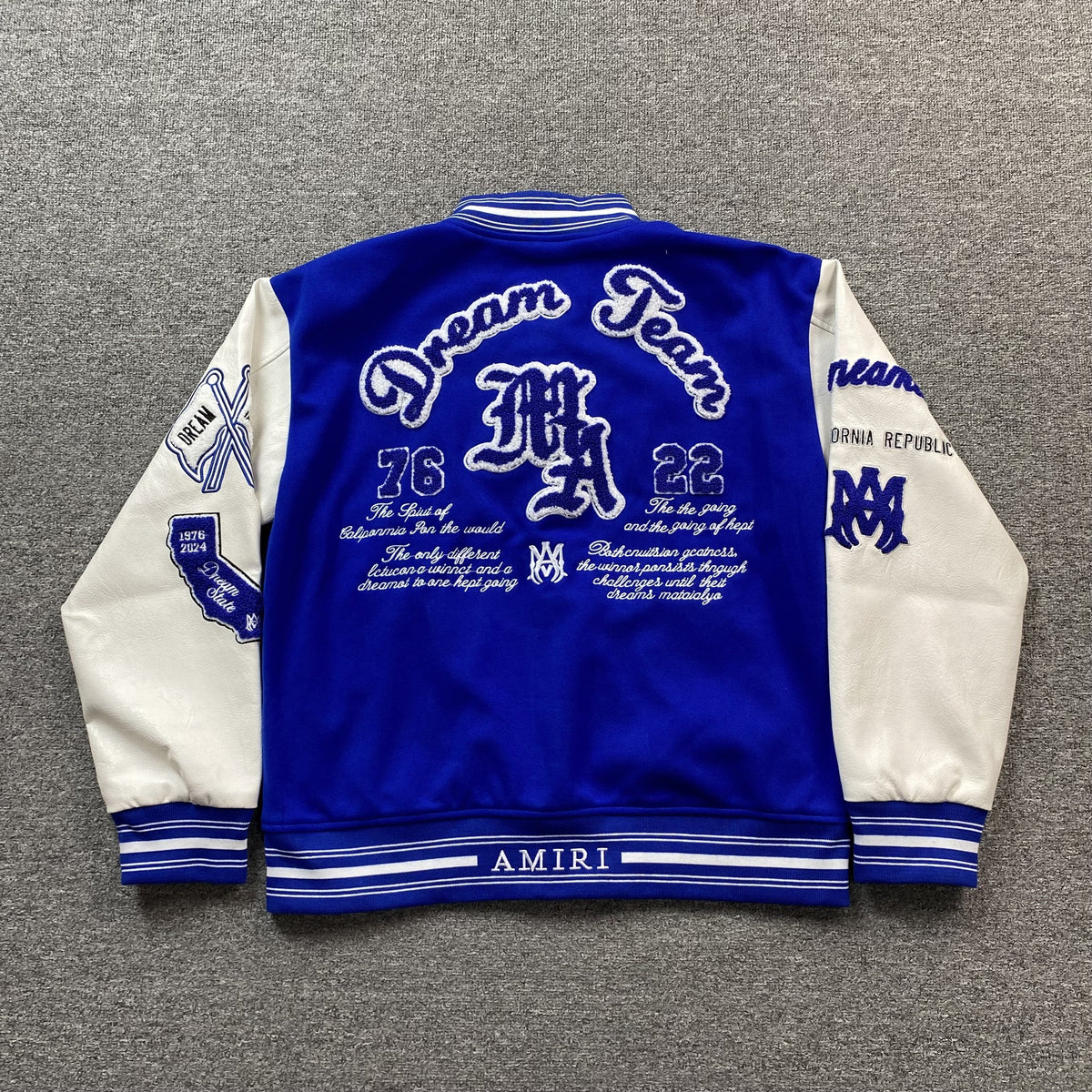 Campera Amiri Dream Team Bomber Azul