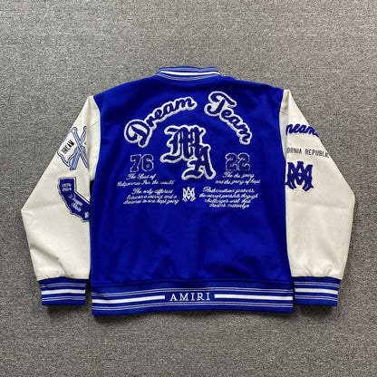 Campera Amiri Dream Team Bomber Azul