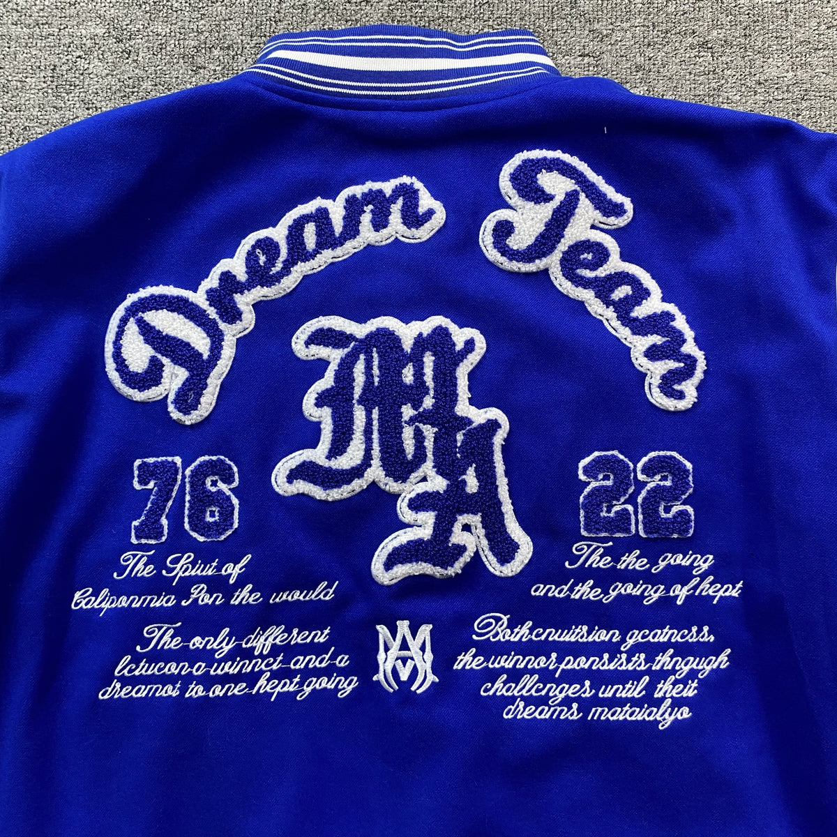 Campera Amiri Dream Team Bomber Azul
