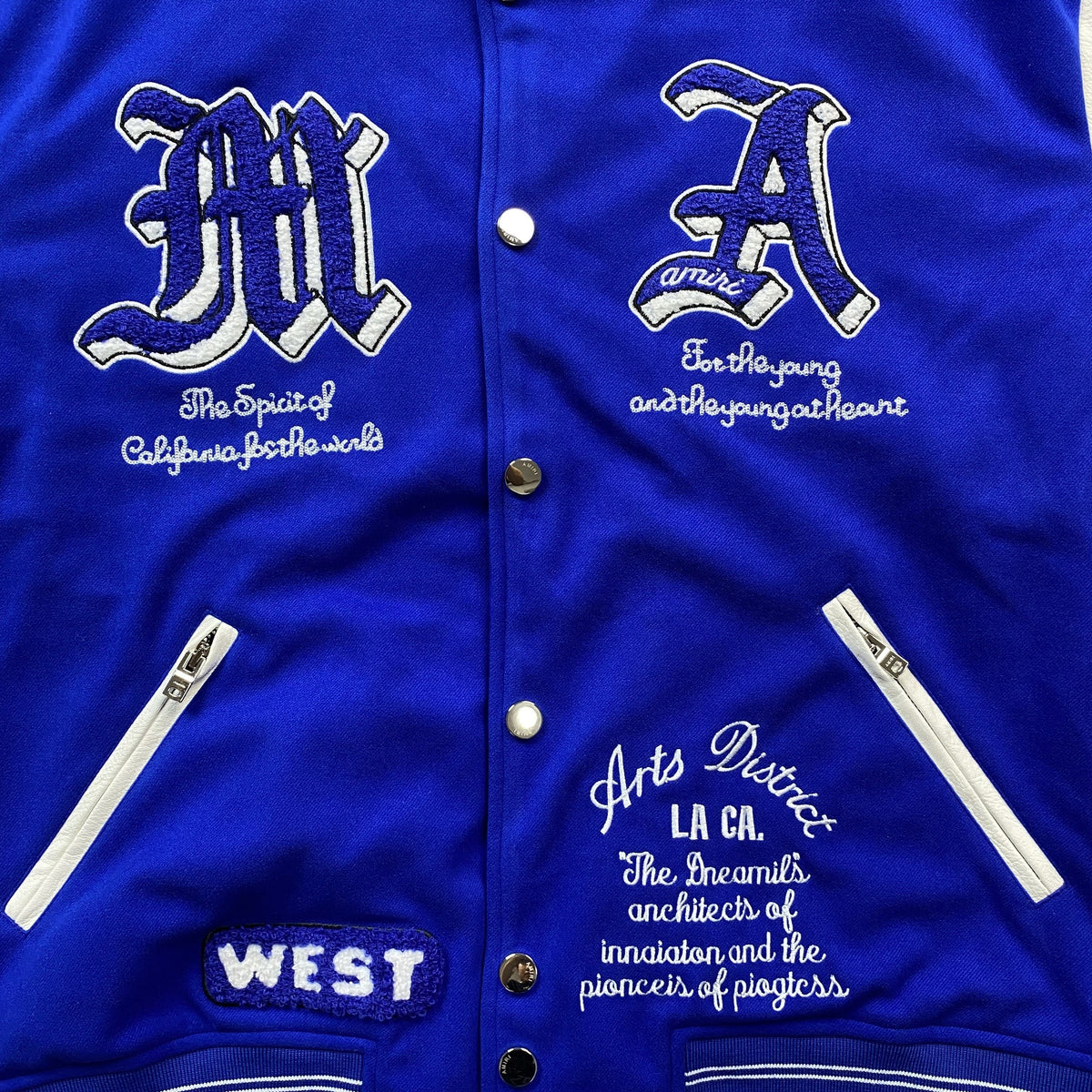 Campera Amiri Dream Team Bomber Azul
