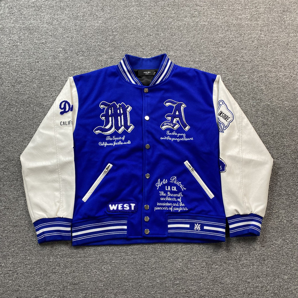 Campera Amiri Dream Team Bomber Azul