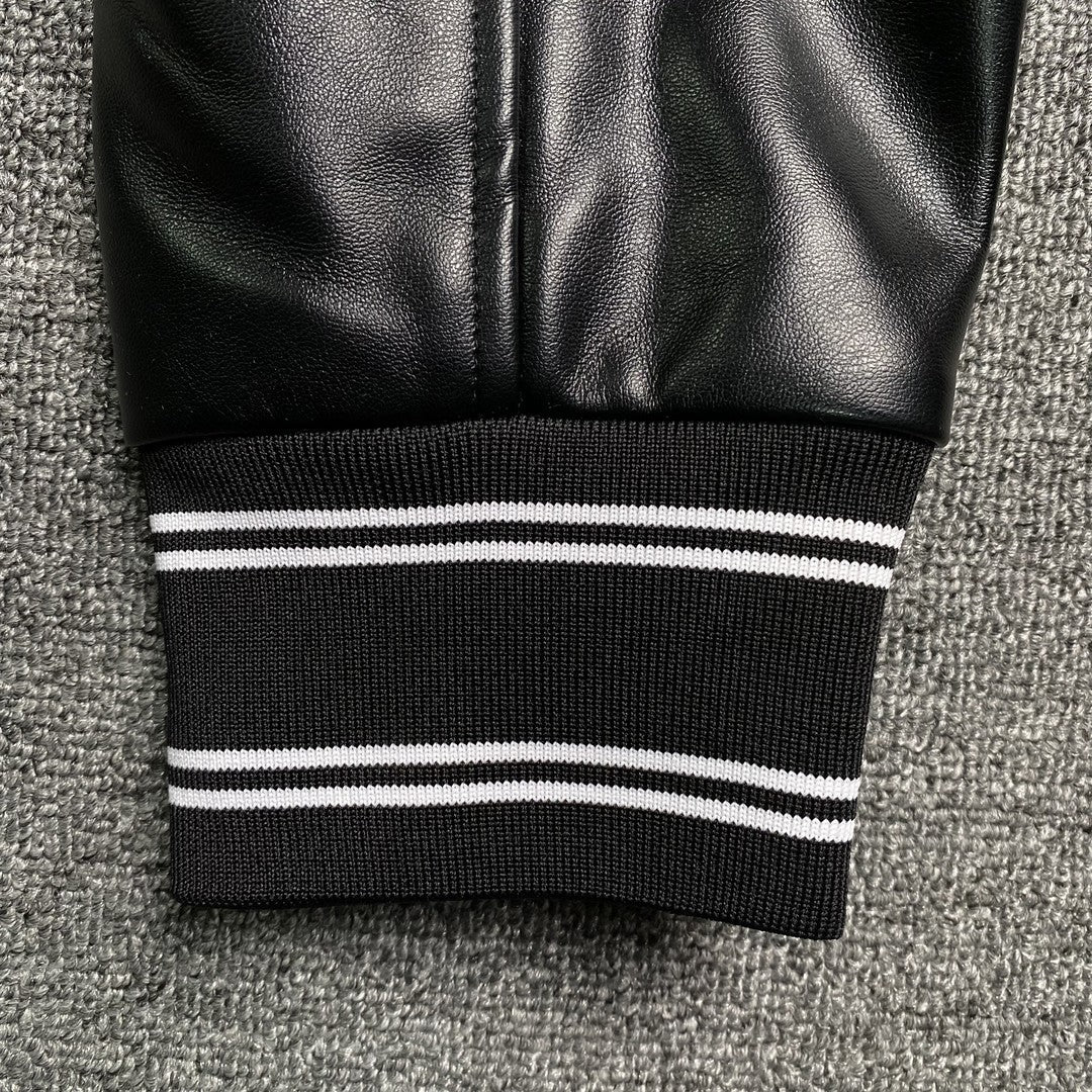 Campera Amiri Eagle Bomber Negra