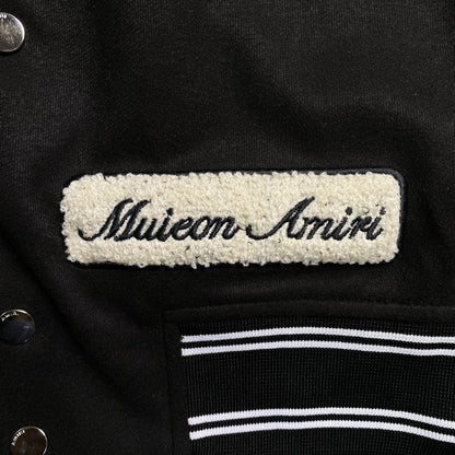 Campera Amiri Eagle Bomber Negra