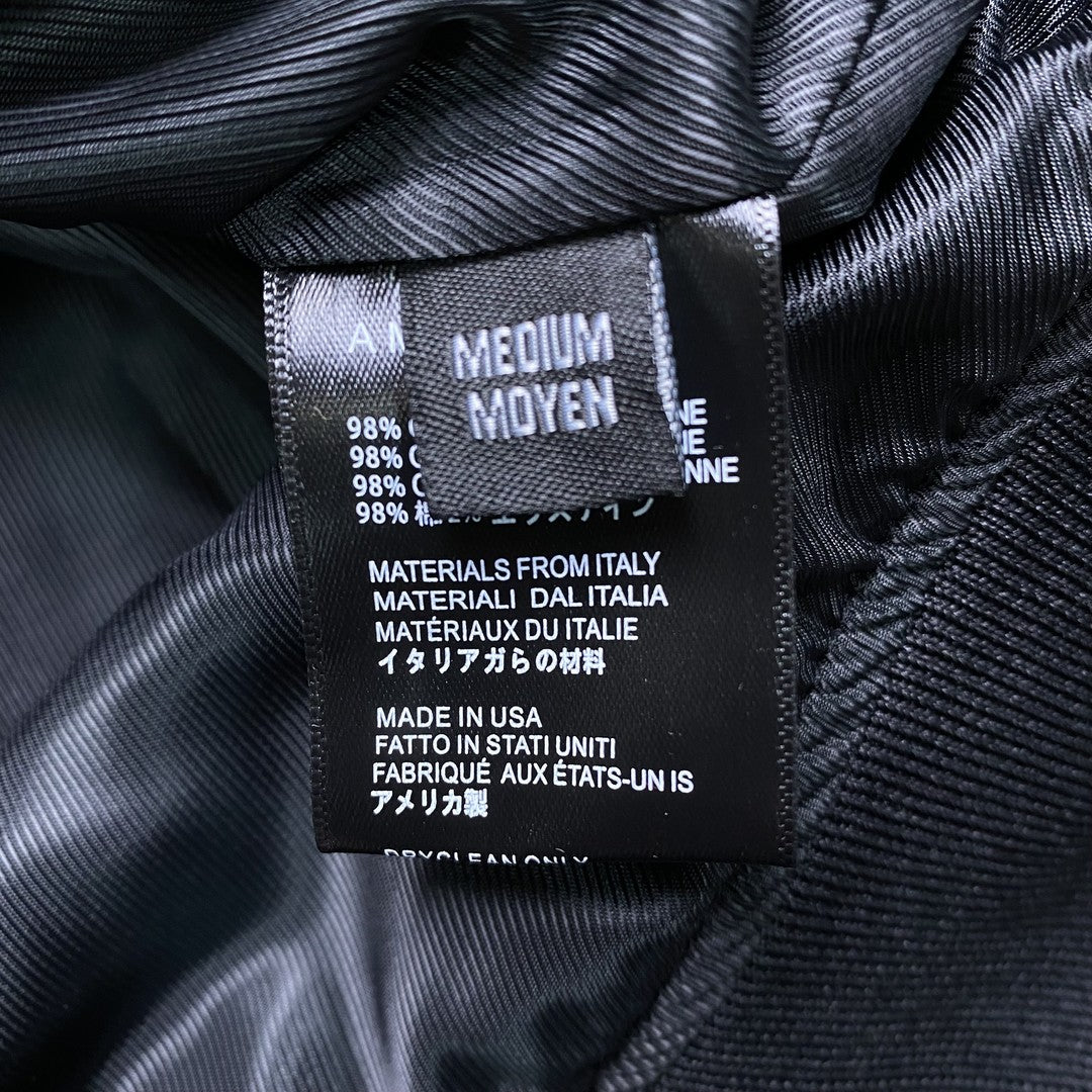 Campera Amiri Eagle Bomber Negra