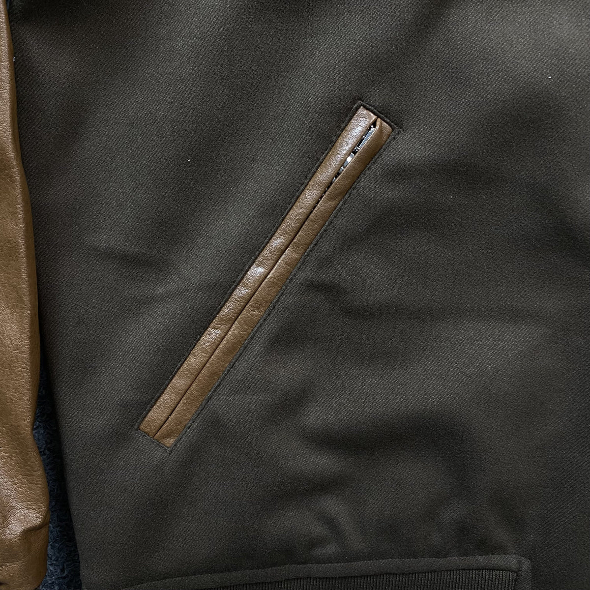 Campera Amiri Eagle Bomber Marron