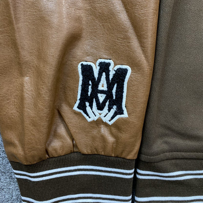 Campera Amiri Eagle Bomber Marron