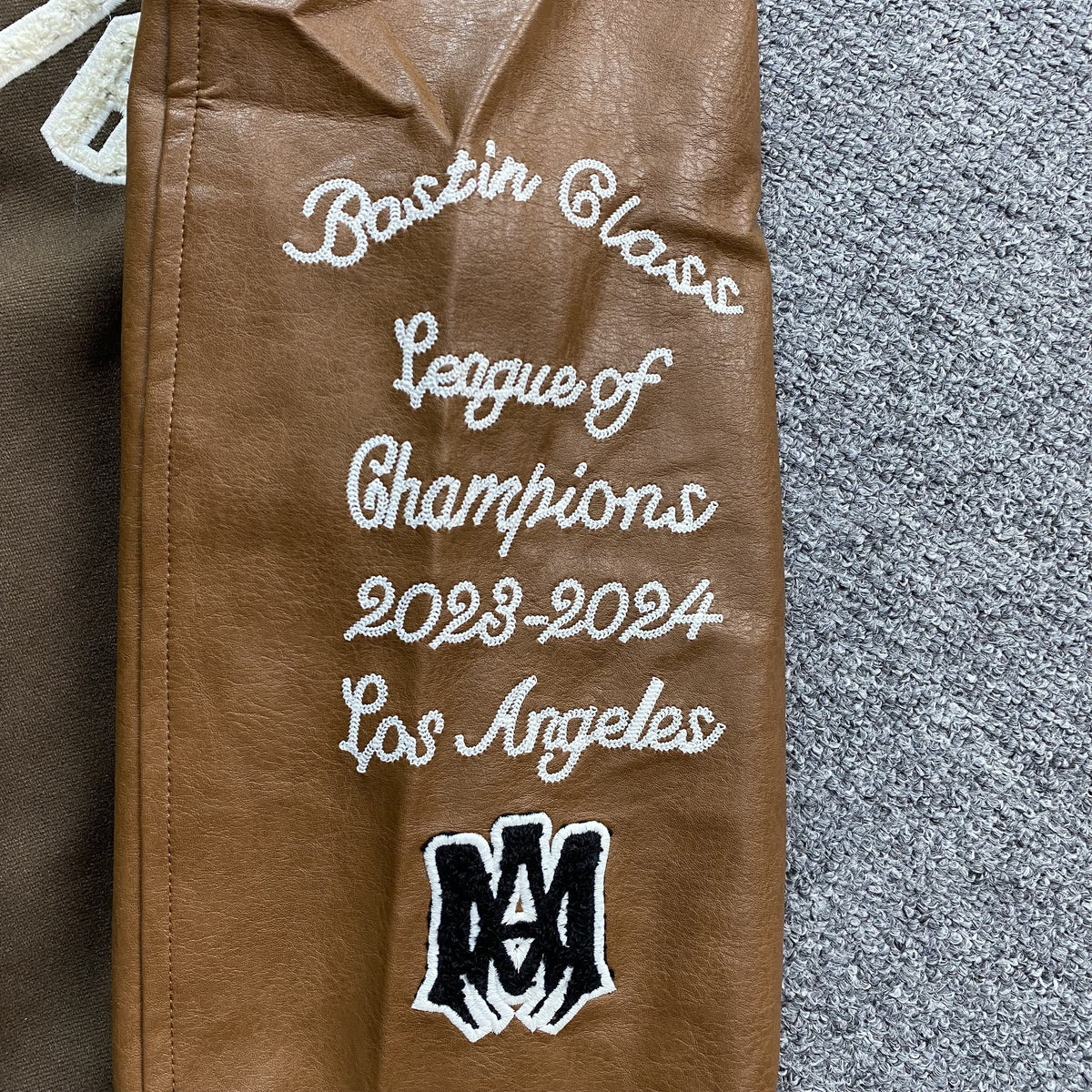 Campera Amiri Eagle Bomber Marron