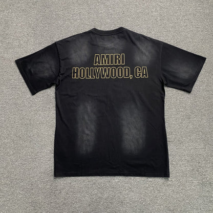 Remera Amiri Eagle Negra