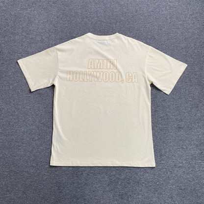 Remera Amiri Eagle Blanca
