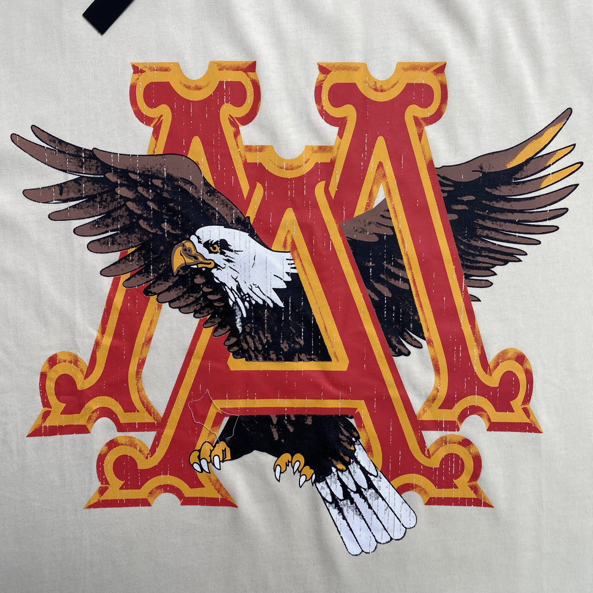 Remera Amiri Eagle Blanca