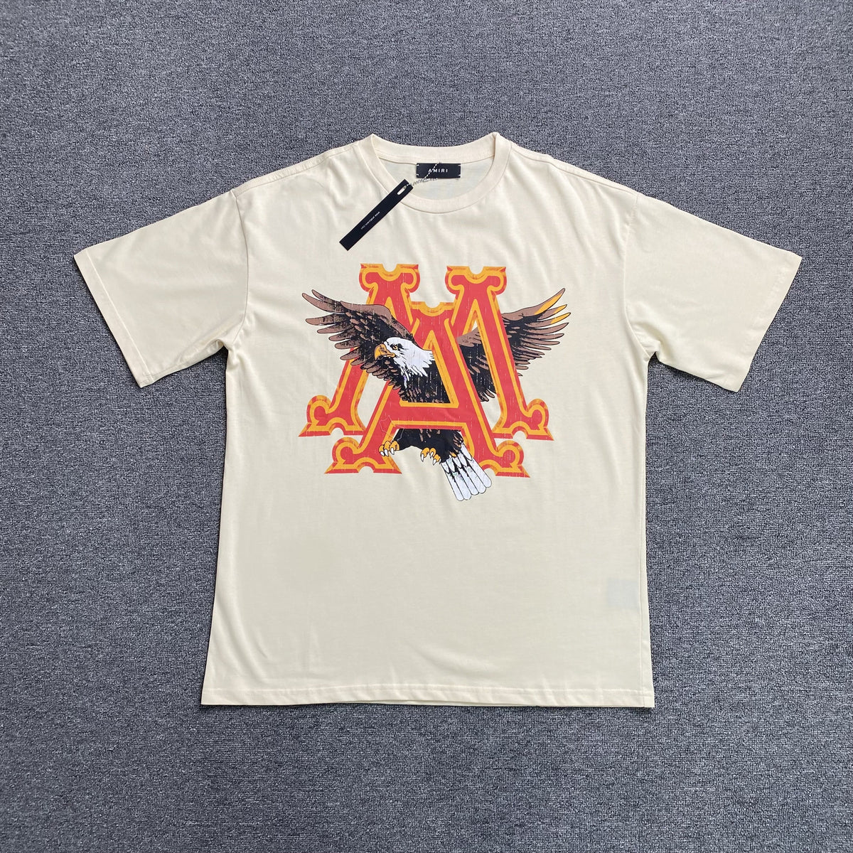 Remera Amiri Eagle Blanca