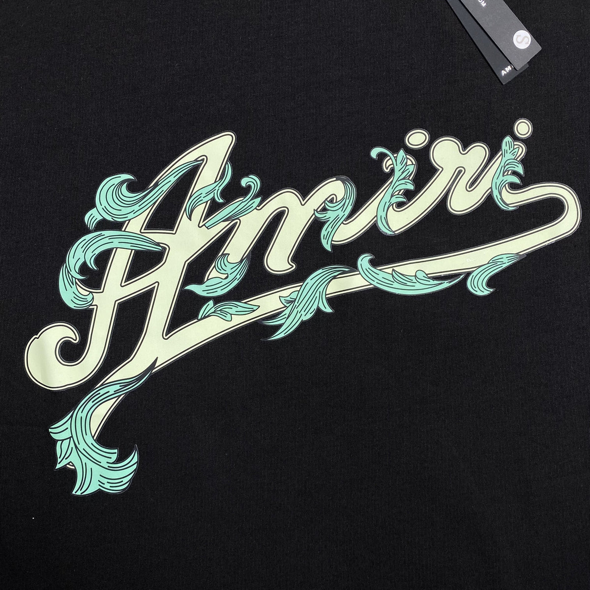 Remera Amiri Filigree Negra