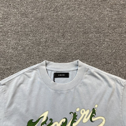 Remera Amiri Filigree Celeste