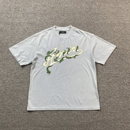 Remera Amiri Filigree Celeste