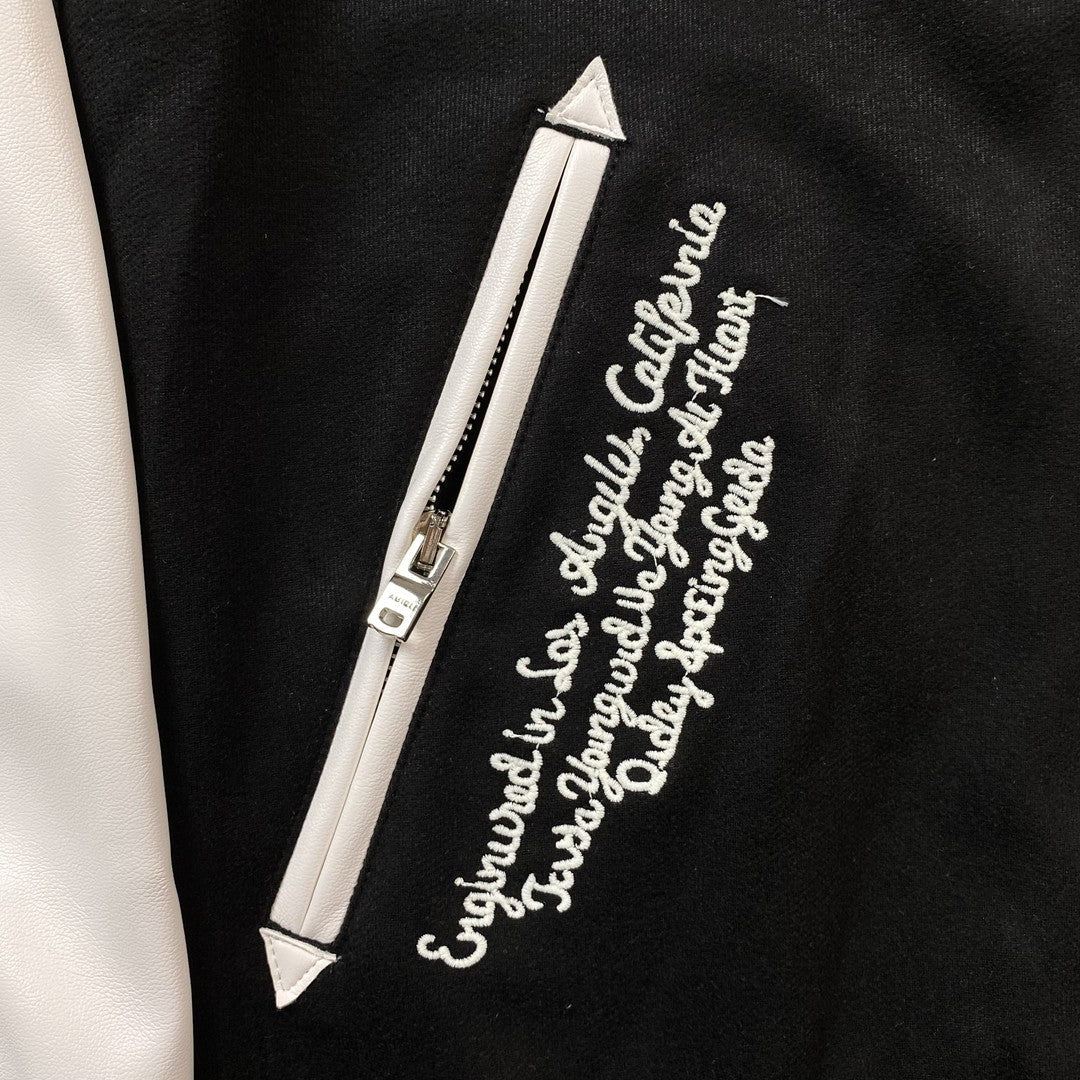 Campera Amiri Hockey Bomber Negra