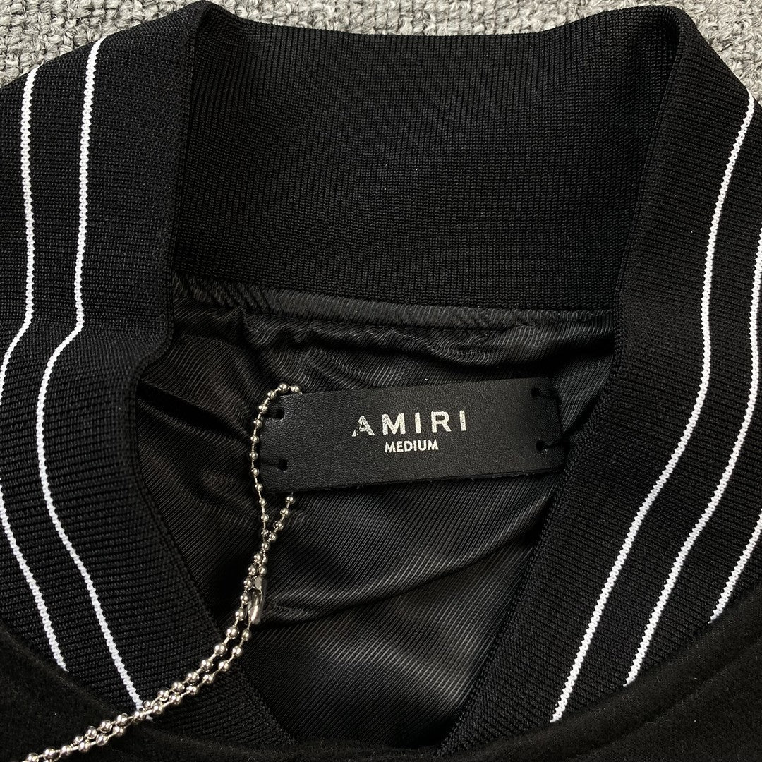 Campera Amiri Hockey Bomber Negra