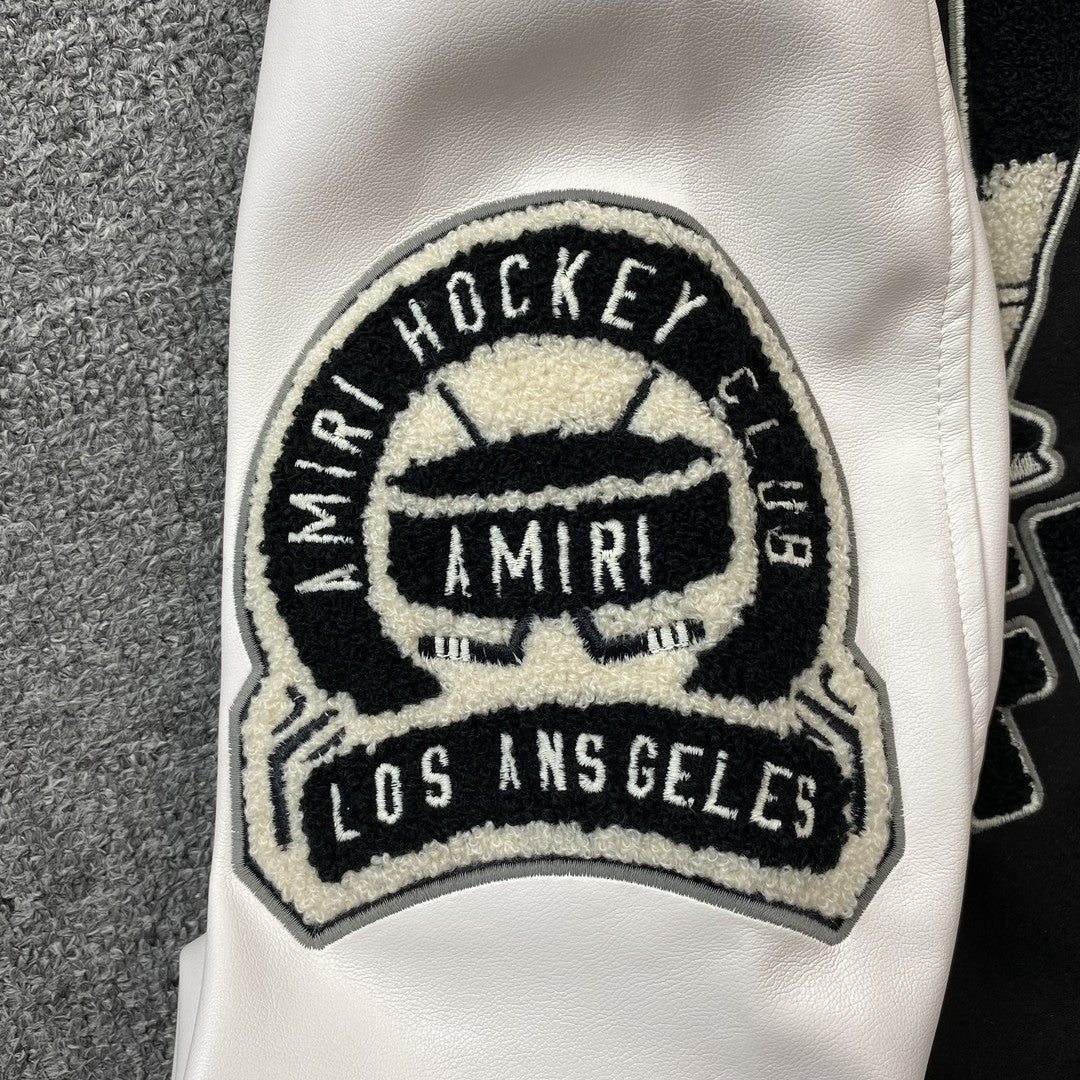Campera Amiri Hockey Bomber Negra