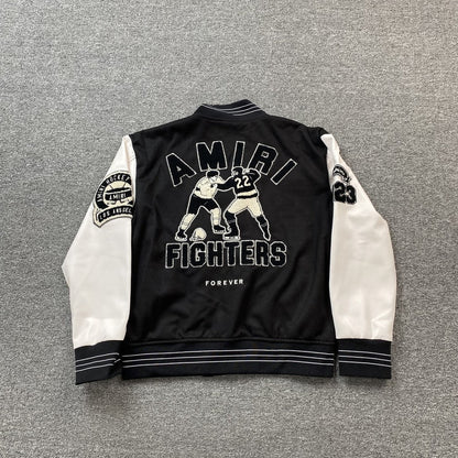 Campera Amiri Hockey Bomber Negra