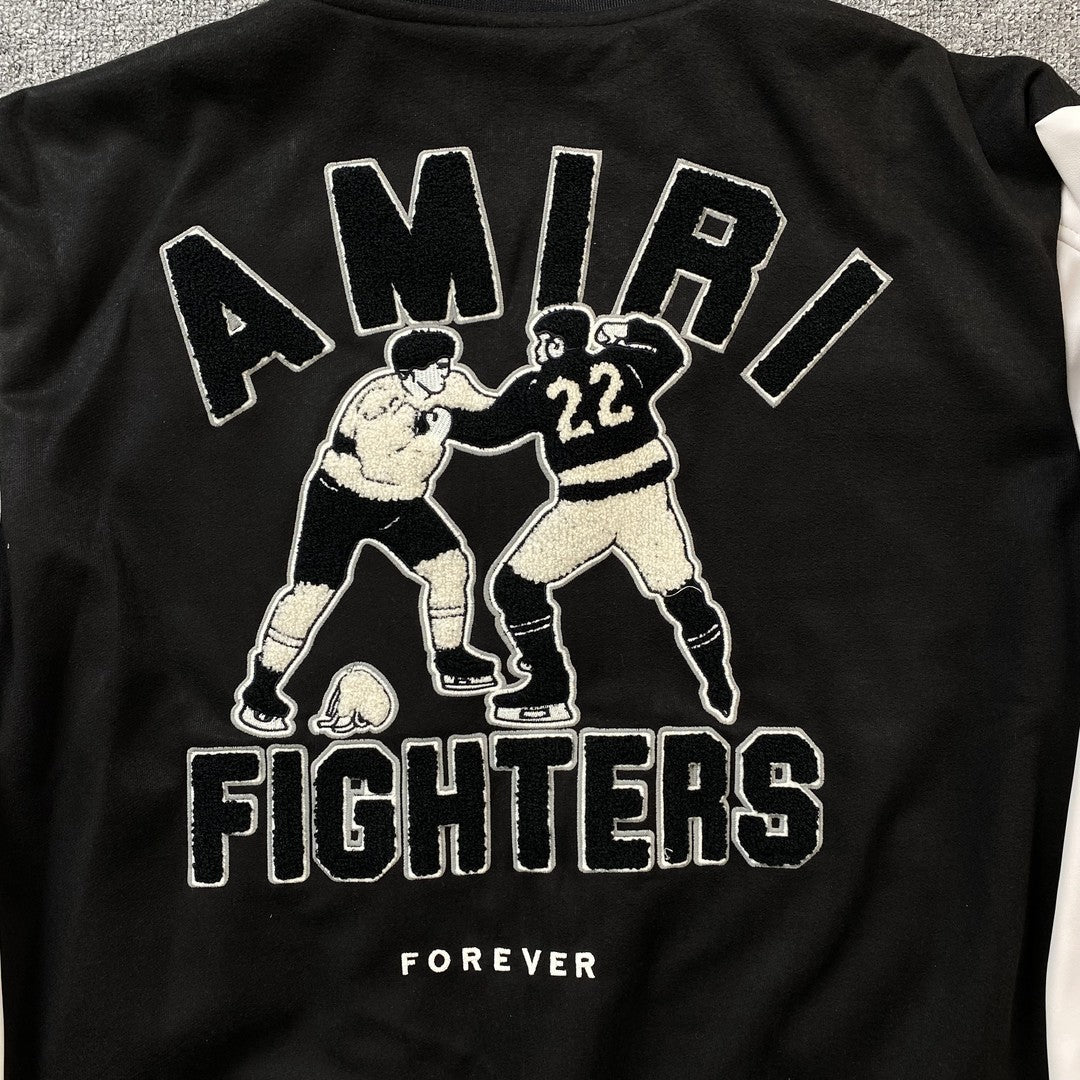 Campera Amiri Hockey Bomber Negra