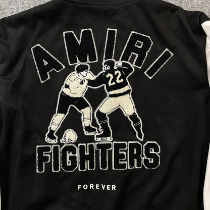 Campera Amiri Hockey Bomber Negra
