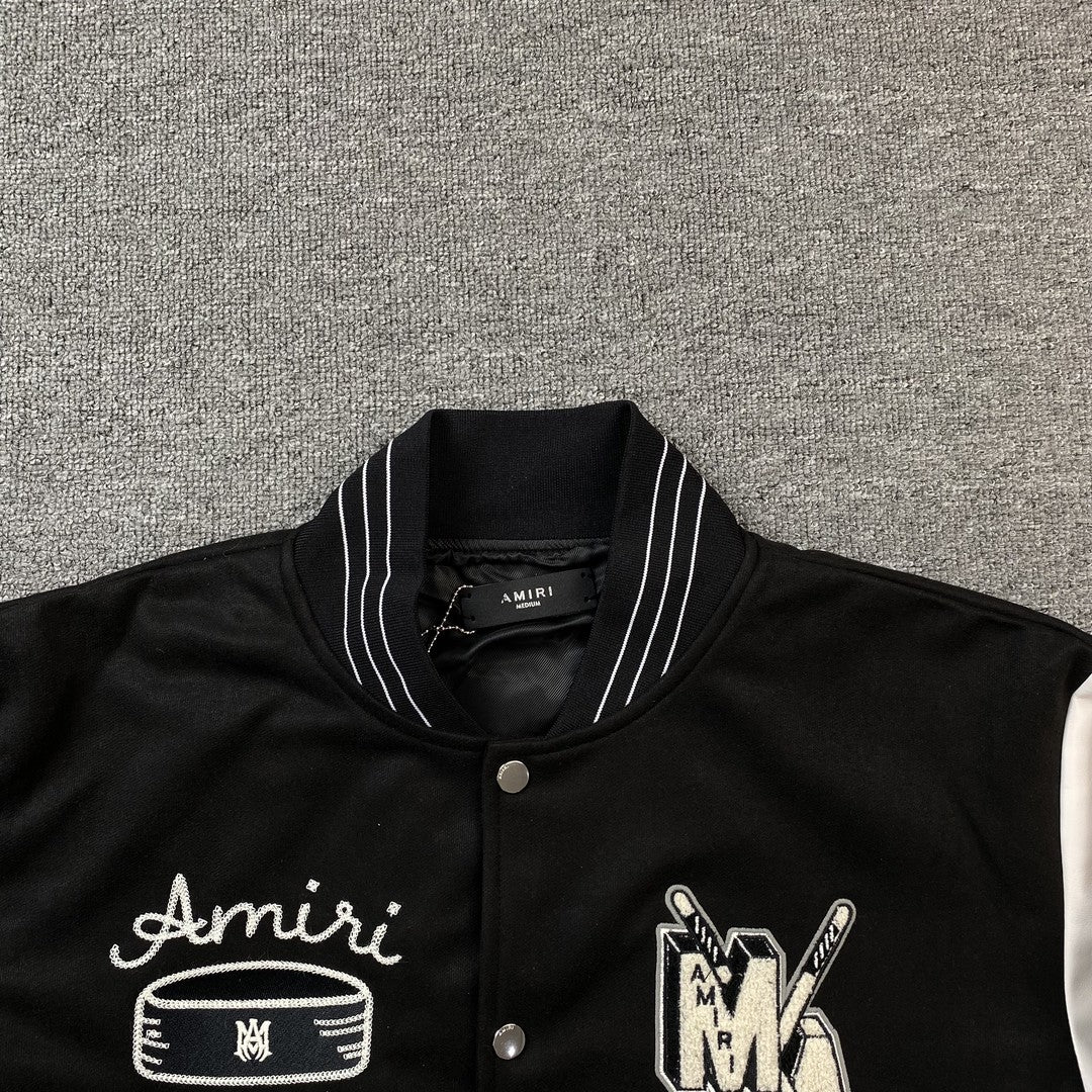 Campera Amiri Hockey Bomber Negra