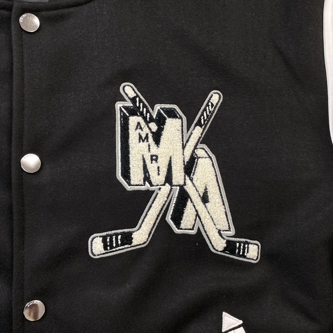 Campera Amiri Hockey Bomber Negra