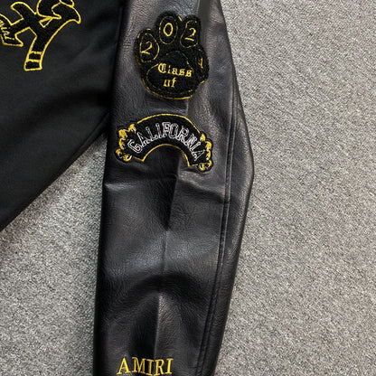 Campera Amiri Lion Negra