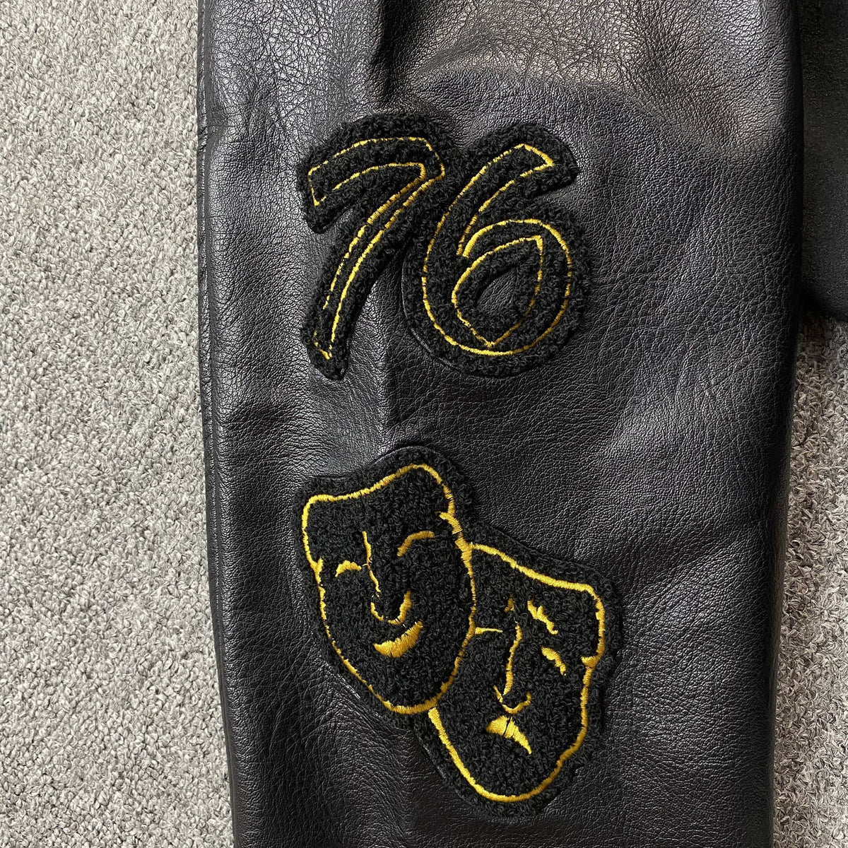 Campera Amiri Lion Negra