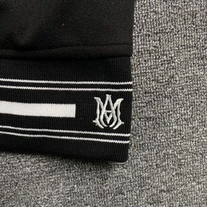 Campera Amiri Logo Patch Tiger Negra