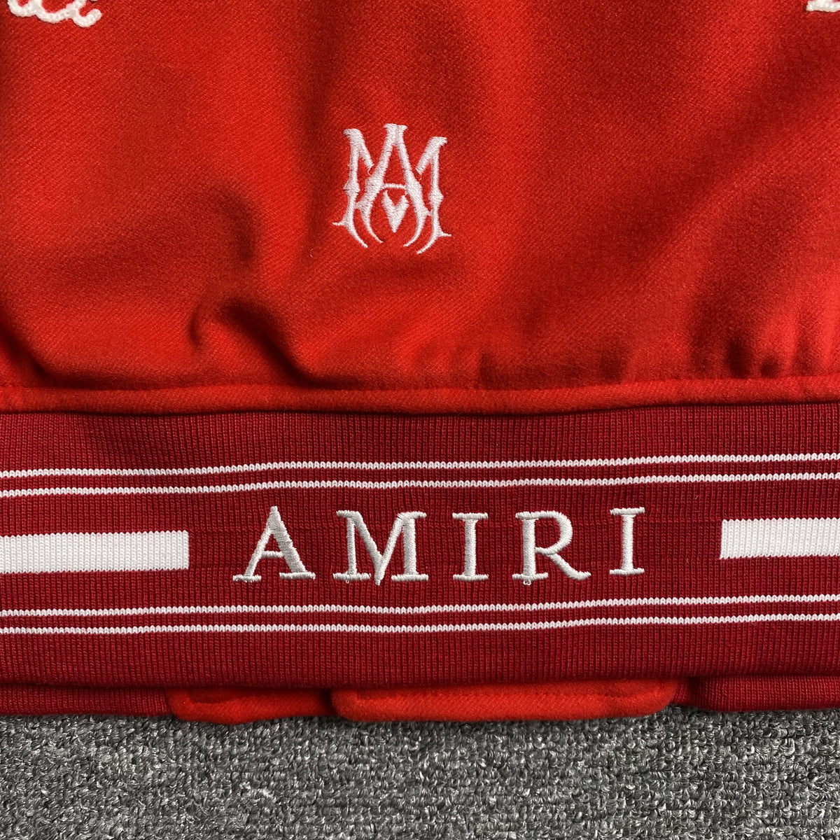 Campera Amiri Logo Patch Tiger Roja