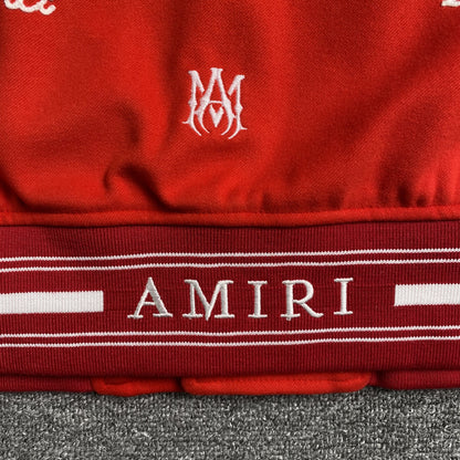 Campera Amiri Logo Patch Tiger Roja