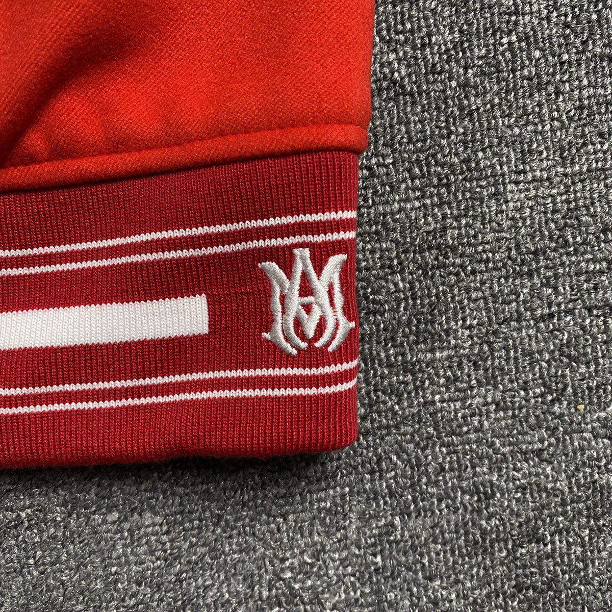 Campera Amiri Logo Patch Tiger Roja