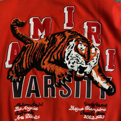 Campera Amiri Logo Patch Tiger Roja