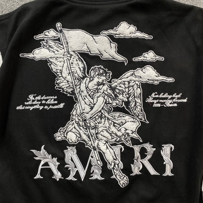 Campera Amiri Ma Angel Bomber Negra