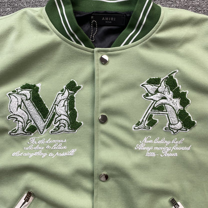 Campera Amiri Ma Angel Bomber Verde