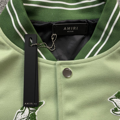 Campera Amiri Ma Angel Bomber Verde