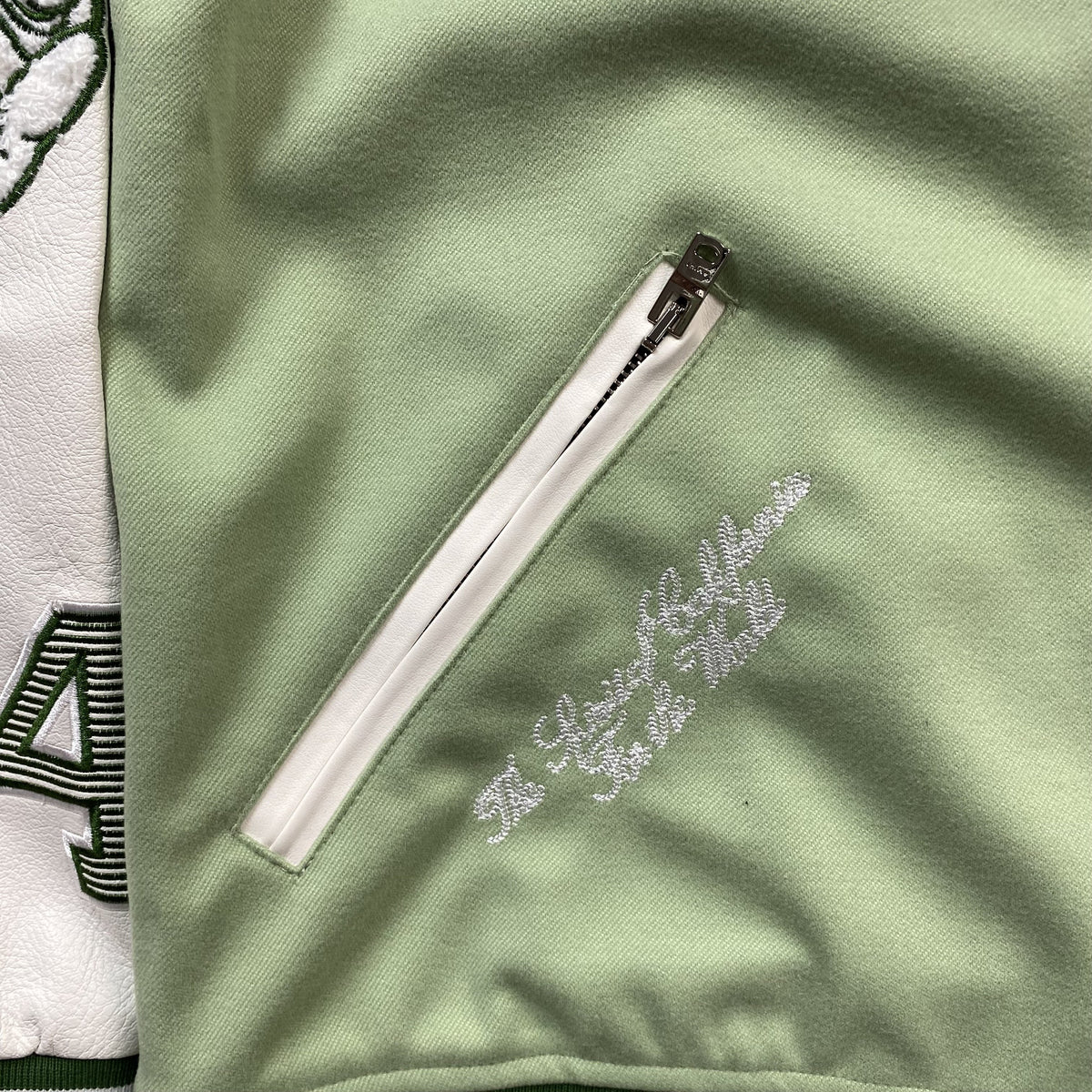 Campera Amiri Ma Angel Bomber Verde