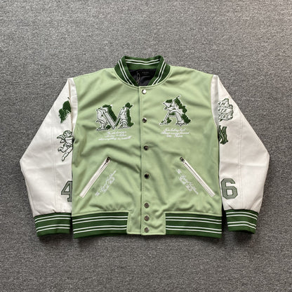Campera Amiri Ma Angel Bomber Verde