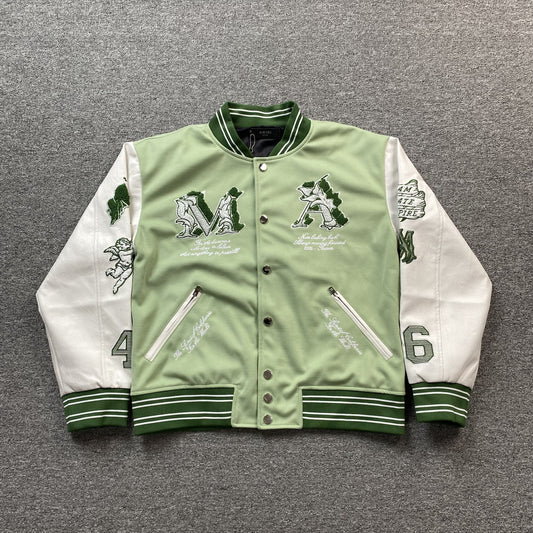 Campera Amiri Ma Angel Bomber Verde