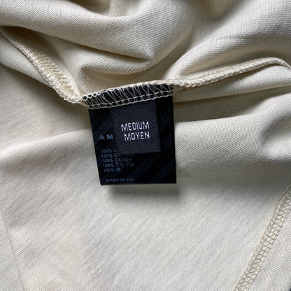 Remera Amiri Ma Bar Logo Beige