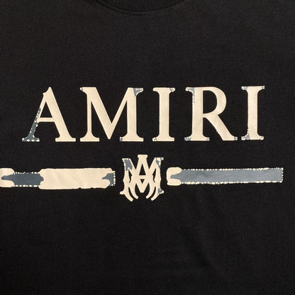 Remera Amiri Ma Bar Logo Negra