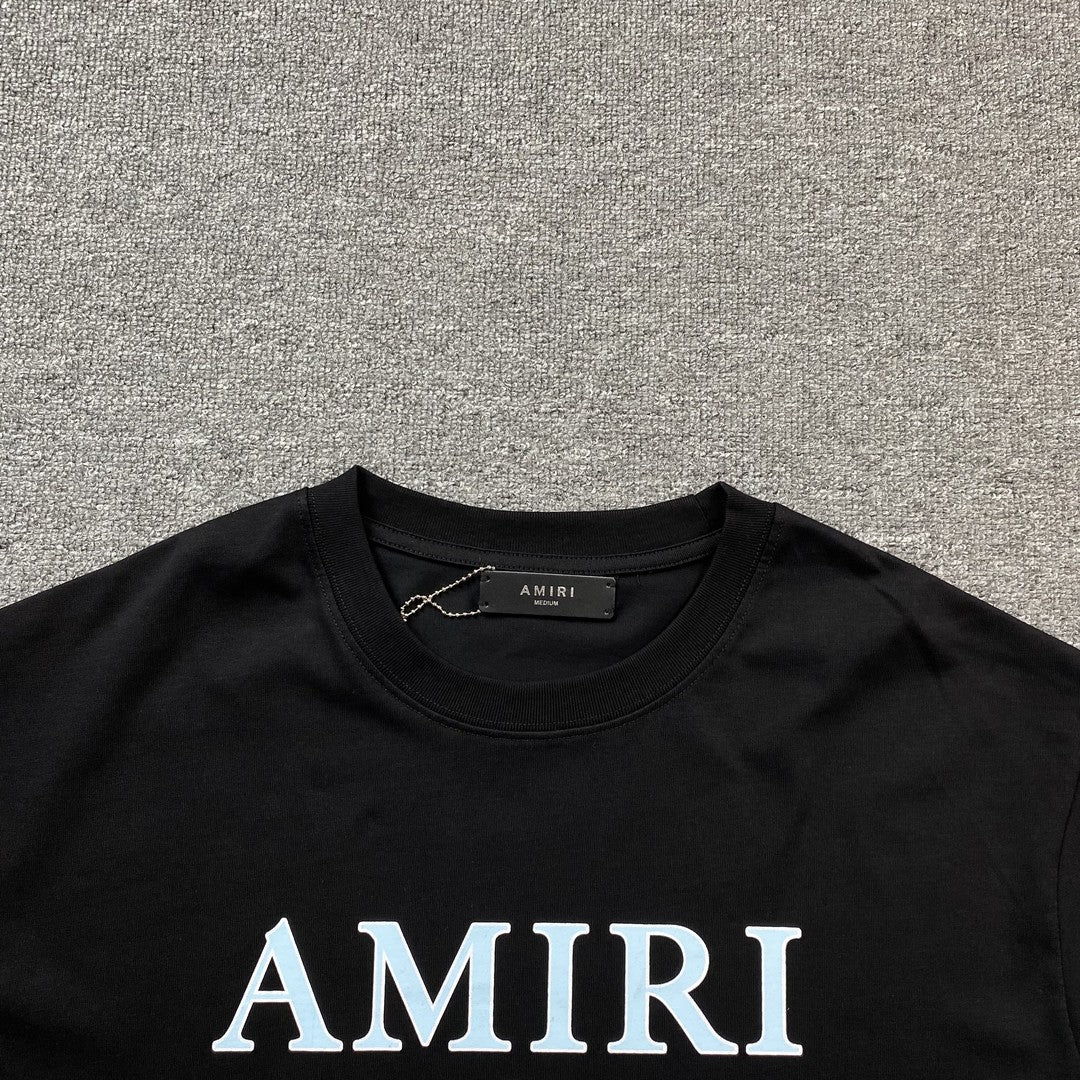 Remera Amiri Ma Bar Logo Negra