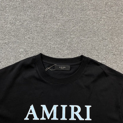 Remera Amiri Ma Bar Logo Negra