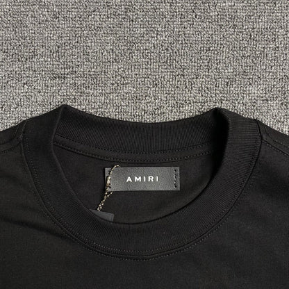 Remera Amiri Ma Bar Logo Negra