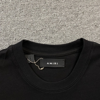 Remera Amiri Ma Bar Logo Negra