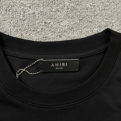 Remera Amiri Ma Bar Logo Negra