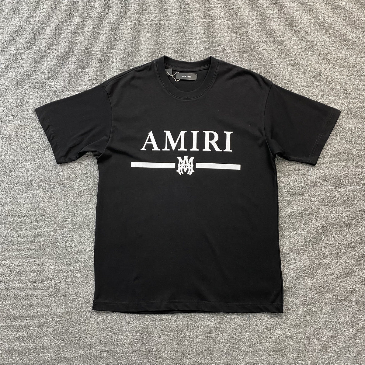 Remera Amiri Ma Bar Logo Negra