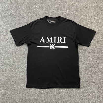 Remera Amiri Ma Bar Logo Negra